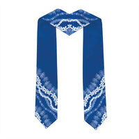 Custom Hawaii Waimea High School Graduation Stole Tapa Pattern With Leis LT05 - Polynesian Pride