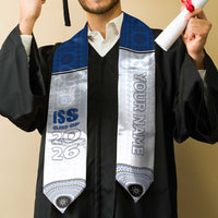 Custom International School Suva Graduation Stole With Fijian Tapa Pattern LT05 - Polynesian Pride