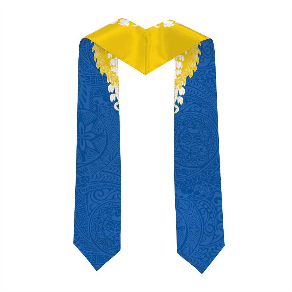 Custom Kaiser Hawaii High School Graduation Stole Class Of Year Puakenikeni Lei Hawaiian Pattern