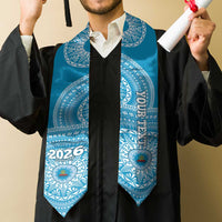 Custom Lavengamalie Tonga College Graduation Stole Class Of Year Tongan Ngatu Pattern LT14 - Polynesian Pride
