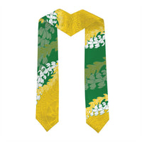 Custom Leilehua High School Graduation Stole Class Of Year Puakenikeni Lei Hawaiian Pattern