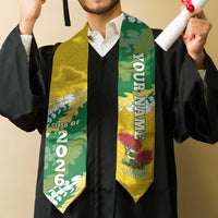Custom Leilehua High School Graduation Stole Class Of Year Puakenikeni Lei Hawaiian Pattern