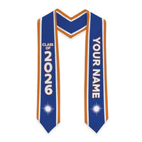 Custom Marshall Islands Graduation Stole Flag Style