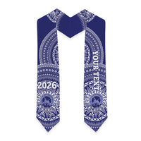 Custom Queen Salote College Tonga Graduation Stole Class Of Year Tongan Ngatu Pattern LT14 - Polynesian Pride