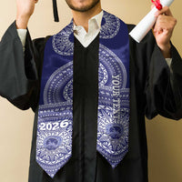 Custom Queen Salote College Tonga Graduation Stole Class Of Year Tongan Ngatu Pattern LT14 - Polynesian Pride