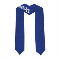 Custom Tupou College Graduation Stole Tongan Ngatu Pattern