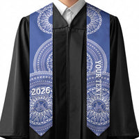 Custom Tupou Tonga College Graduation Stole Class Of Year Tongan Ngatu Pattern