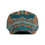 Dark Cyan Blue Batik Papua-inspired Pattern Jeff Hat - Polynesian Pride