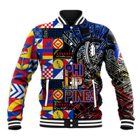 Pinoy Philippines Baseball Jacket Filipino Tattoo Art Style DT02 Unisex Art - Polynesian Pride