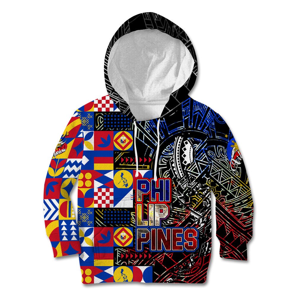 Pinoy Philippines Kid Hoodie Filipino Tattoo Art Style DT02 Hoodie Art - Polynesian Pride