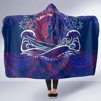 Father's Day Samoa Hooded Blanket Special Dad Polynesia Paradise