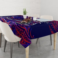 Father's Day American Samoa Tablecloth Special Dad Polynesia Paradise