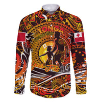 Father's Day Tonga Family Matching Puletasi and Hawaiian Shirt Special Dad Polynesia Paradise