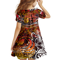 Father's Day Tonga Family Matching Tank Maxi Dress and Hawaiian Shirt Special Dad Polynesia Paradise