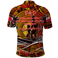 Father's Day Tonga Polo Shirt Special Dad Polynesia Paradise