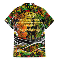 Father's Day Vanuatu Family Matching Mermaid Dress and Hawaiian Shirt Special Dad Polynesia Paradise