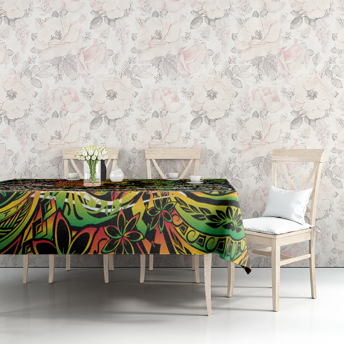 Father's Day Vanuatu Tablecloth Special Dad Polynesia Paradise