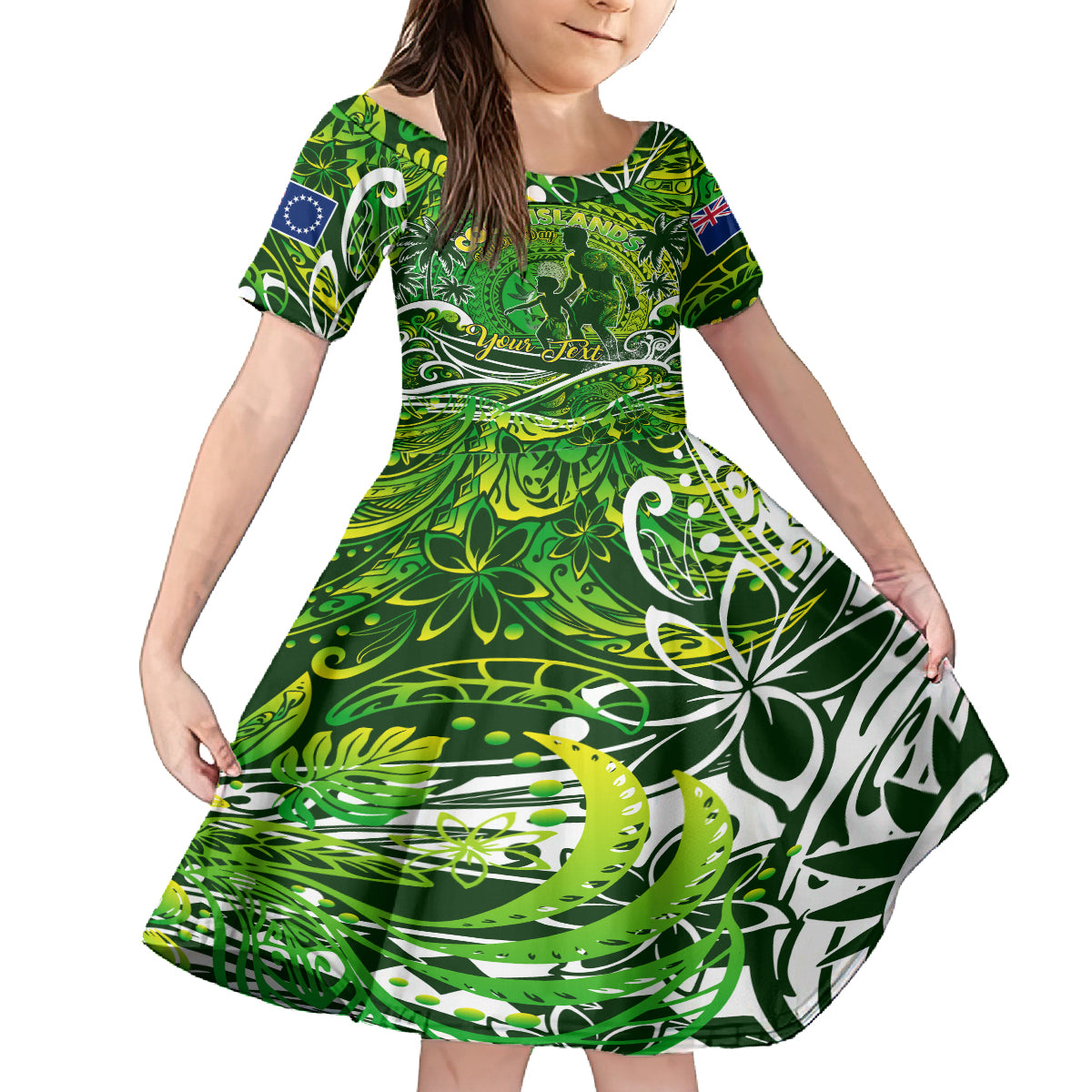 Father's Day Cook Islands Family Matching Tank Maxi Dress and Hawaiian Shirt Special Dad Polynesia Paradise