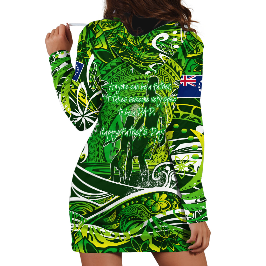Father's Day Cook Islands Hoodie Dress Special Dad Polynesia Paradise