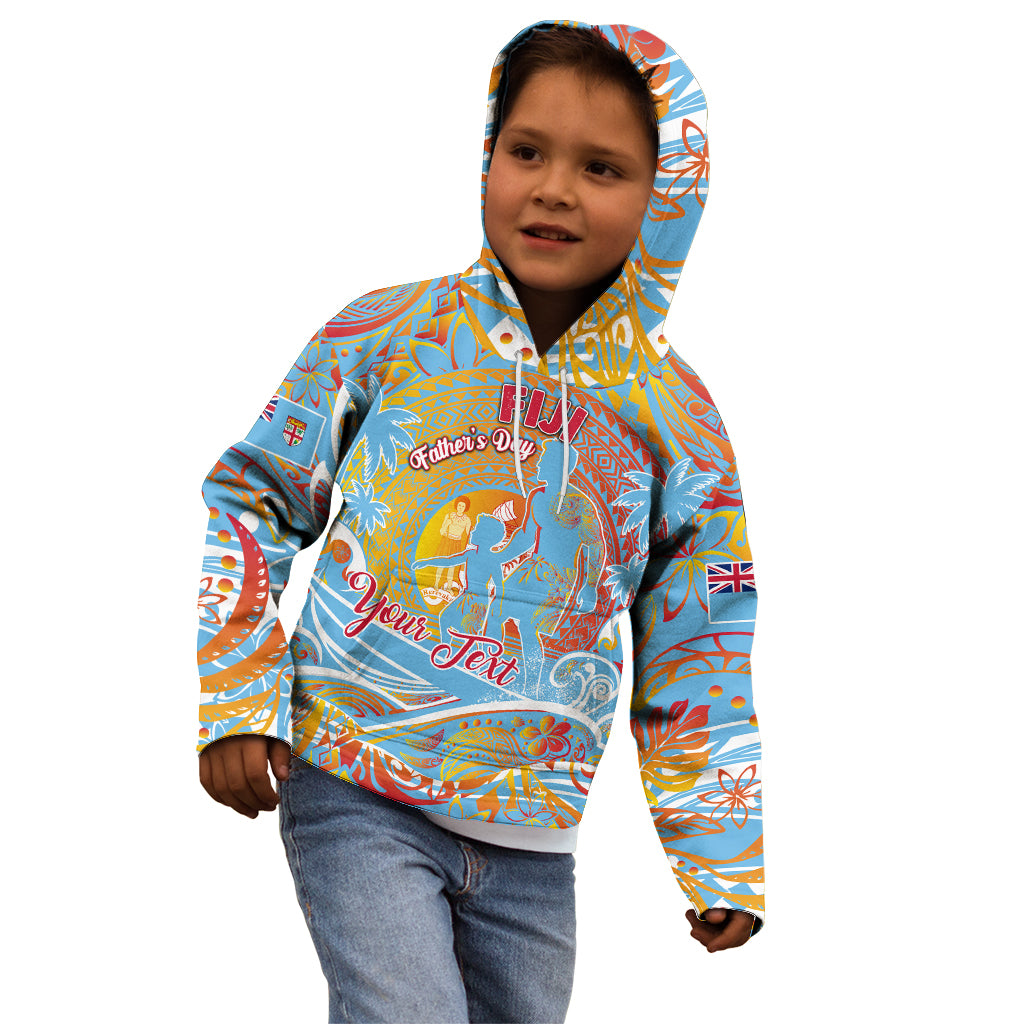 Father's Day Fiji Kid Hoodie Special Dad Polynesia Paradise