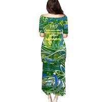 Father's Day Solomon Islands Family Matching Puletasi and Hawaiian Shirt Special Dad Polynesia Paradise