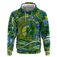 Father's Day Solomon Islands Hoodie Special Dad Polynesia Paradise