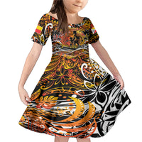 Father's Day Marquesas Islands Family Matching Mermaid Dress and Hawaiian Shirt Special Dad Polynesia Paradise