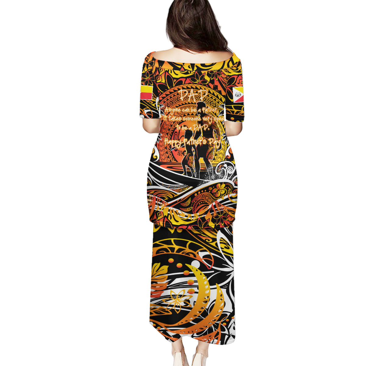 Father's Day Marquesas Islands Family Matching Puletasi and Hawaiian Shirt Special Dad Polynesia Paradise