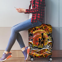 Father's Day Marquesas Islands Luggage Cover Special Dad Polynesia Paradise DT02 - Polynesian Pride