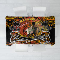 Father's Day Marquesas Islands Tablecloth Special Dad Polynesia Paradise