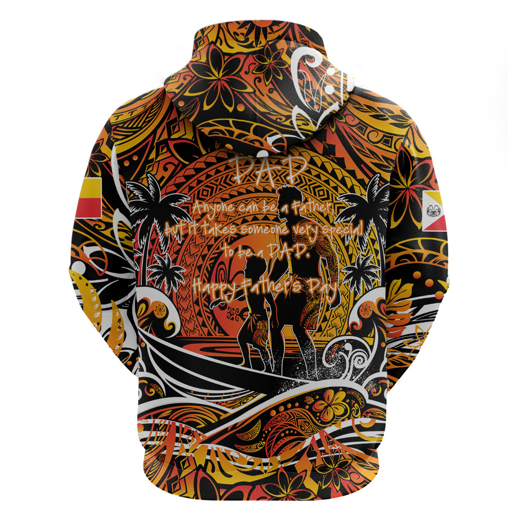 Father's Day Marquesas Islands Zip Hoodie Special Dad Polynesia Paradise