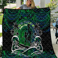 Father's Day New Zealand Quilt Special Dad Polynesia Paradise