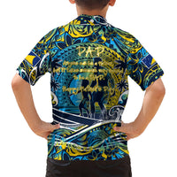 Father's Day Tokelau Kid Hawaiian Shirt Special Dad Polynesia Paradise DT02 - Polynesian Pride