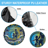 Father's Day Tokelau Spare Tire Cover Special Dad Polynesia Paradise