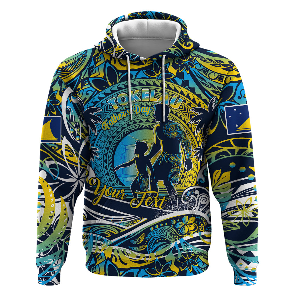 Father's Day Tokelau Zip Hoodie Special Dad Polynesia Paradise