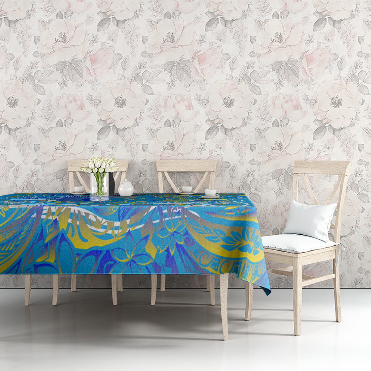 Father's Day Tuvalu Tablecloth Special Dad Polynesia Paradise