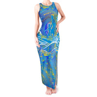 Father's Day Tuvalu Tank Maxi Dress Special Dad Polynesia Paradise