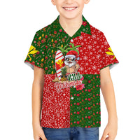 Hawaii Christmas Kid Hawaiian Shirt Mele Kalikimaka Kanaka Maoli DT02 Kid Art - Polynesian Pride