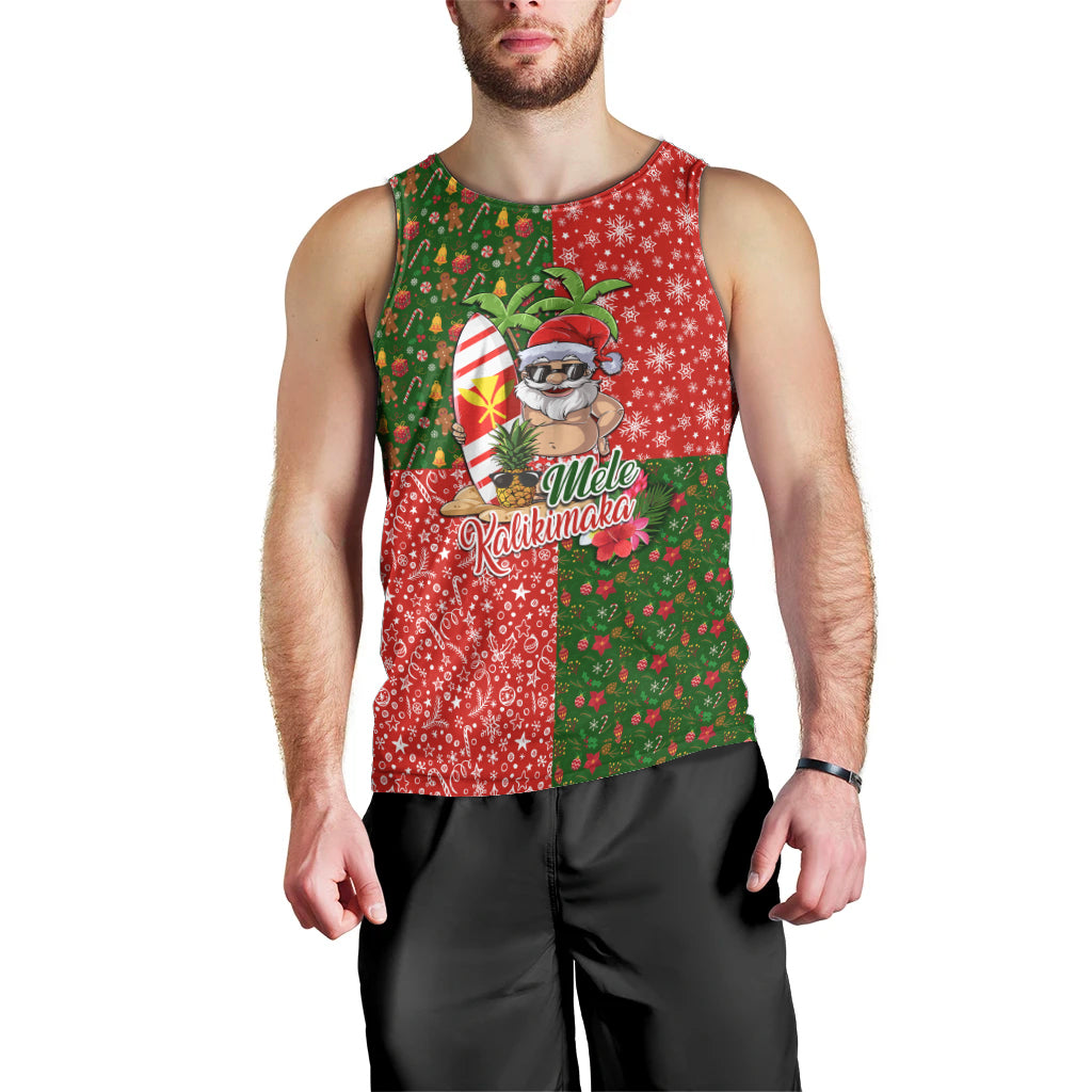 Hawaii Christmas Men Tank Top Mele Kalikimaka Kanaka Maoli DT02 - Polynesian Pride