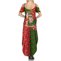 Hawaii Christmas Summer Maxi Dress Mele Kalikimaka Kanaka Maoli DT02 - Polynesian Pride