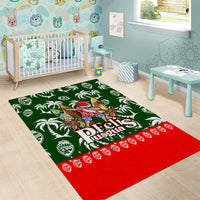 Guam Christmas Area Rug Felis Pusgua Tropical Xmas Patterns DT02 - Polynesian Pride