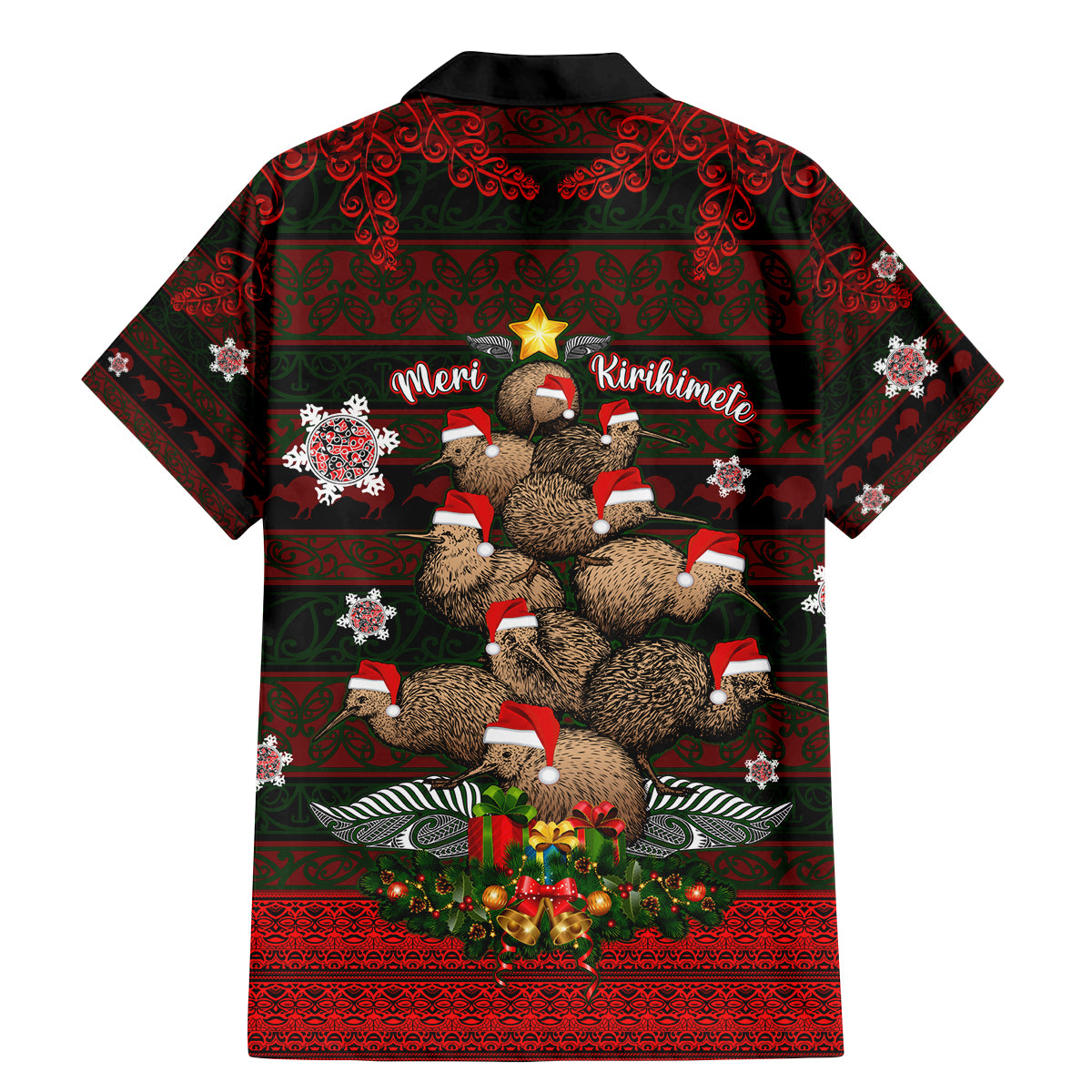 Meri Kirihimete New Zealand Family Matching Mermaid Dress and Hawaiian Shirt Christmas Kiwi Maori DT02 - Polynesian Pride