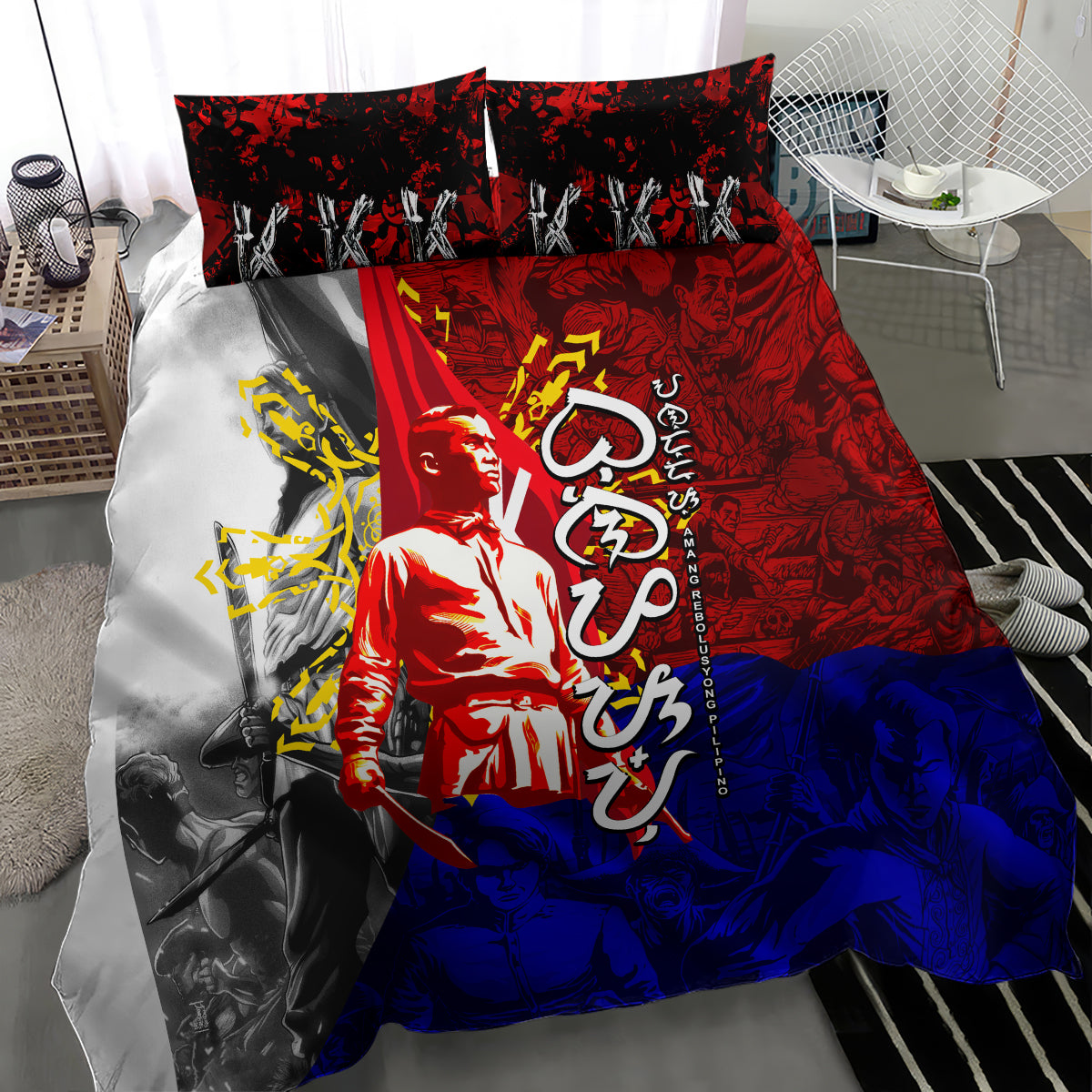 Philippines Bonifacio Day Bedding Set DT02 - Polynesian Pride