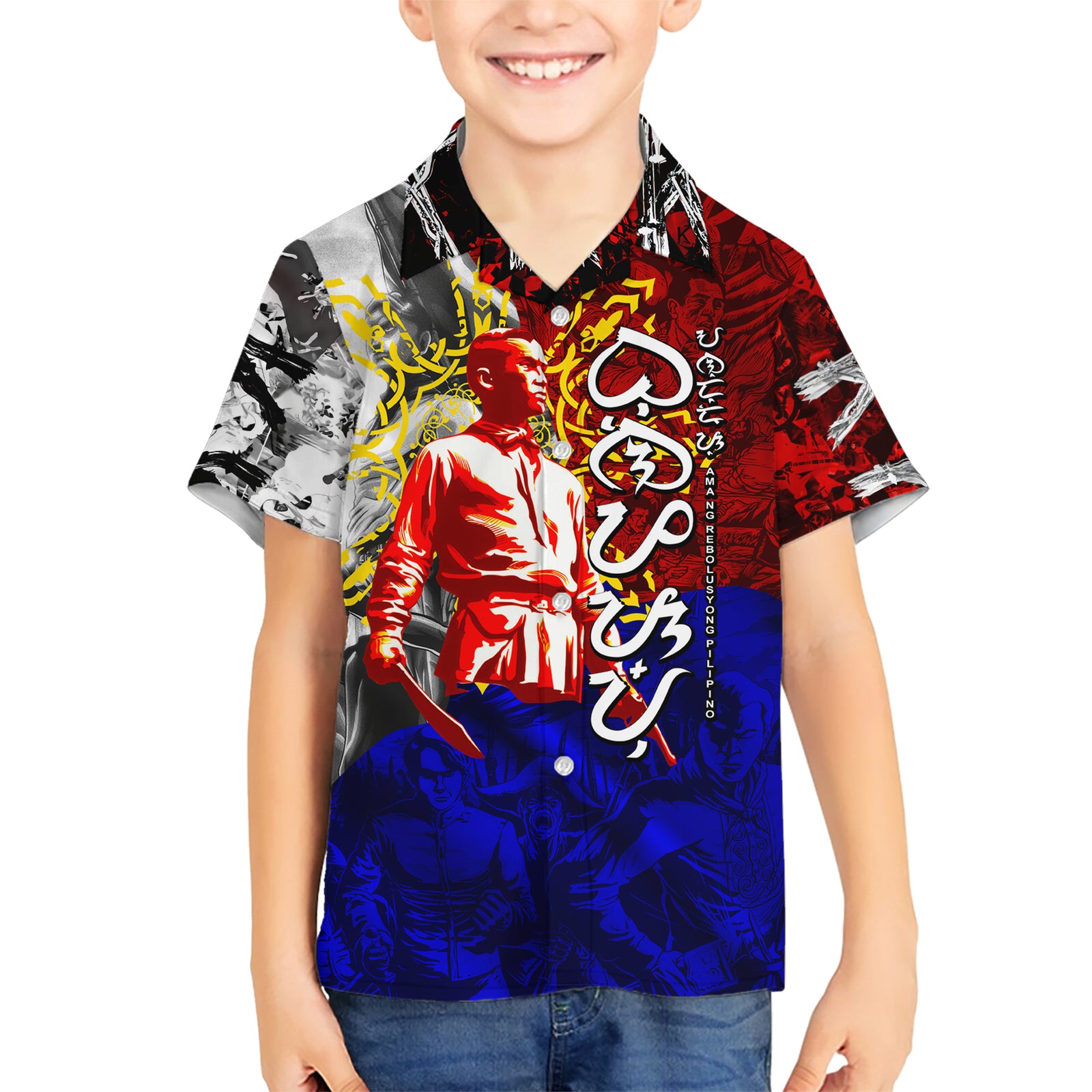 Philippines Bonifacio Day Kid Hawaiian Shirt DT02 Kid Art - Polynesian Pride