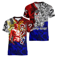 Philippines Bonifacio Day Women V Neck T Shirt DT02 - Polynesian Pride