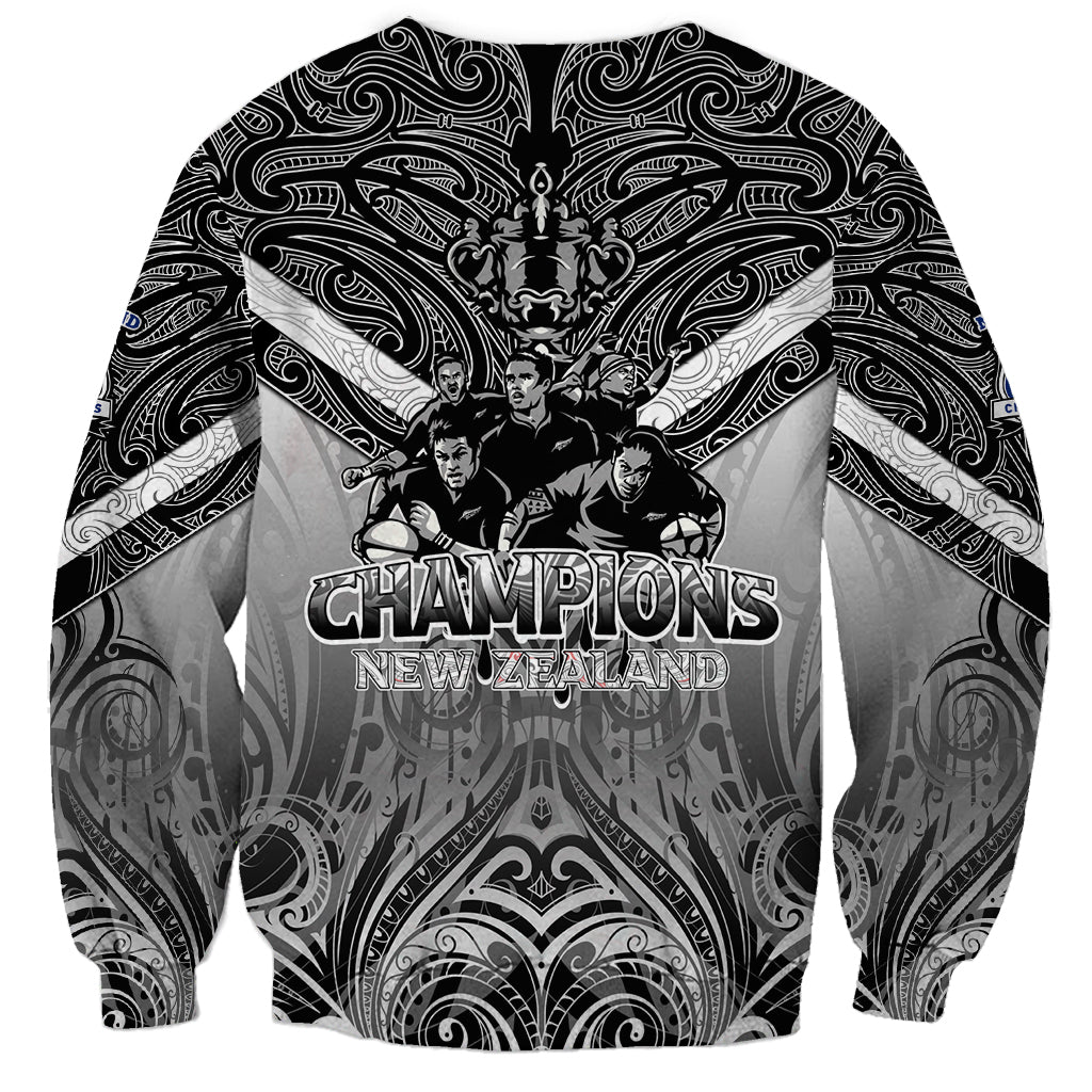 New Zealand Sweatshirt Rugby Aotearoa Champions DT02 - Polynesian Pride