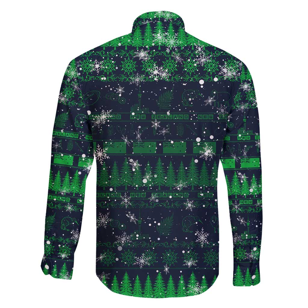 Merry Christmas New Zealand Family Matching Puletasi and Hawaiian Shirt Xmas Travel Map - Polynesian Pride