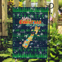 Merry Christmas New Zealand Garden Flag Xmas Travel Map - Polynesian Pride
