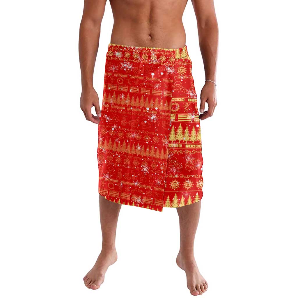 Merry Christmas Hawaii Lavalava Xmas Travel Map - Polynesian Pride