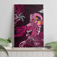 Breast Cancer Mermaid Polynesia Canvas Wall Art Faith Hope Love
